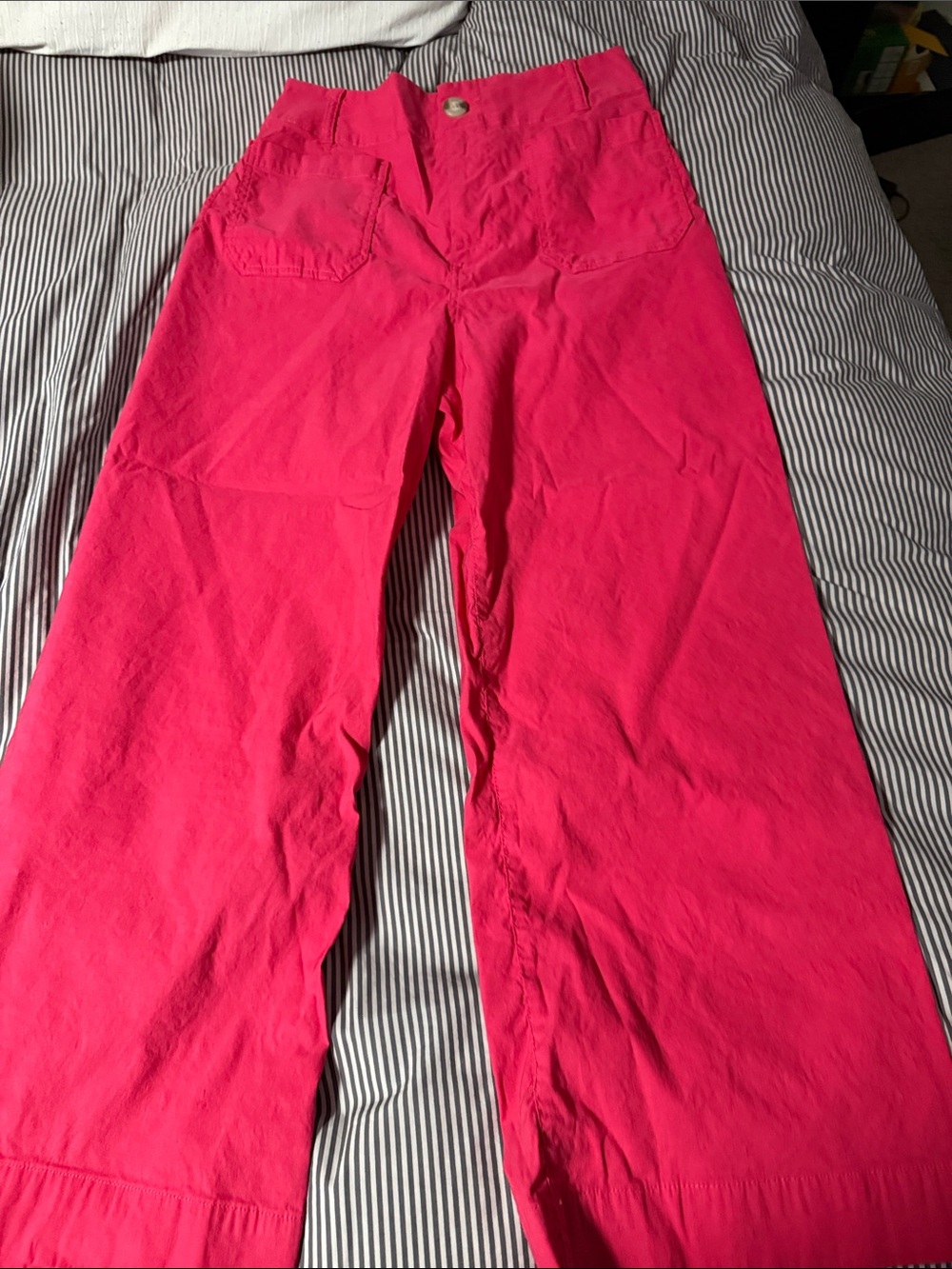 Maeve Collette Wide-Leg Cotton Pants